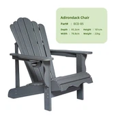 Atpūtas Adirondack krēsli